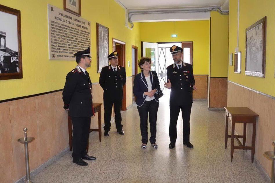 Nuoro, visita del neoprefetto al Comando provinciale dei carabinieri