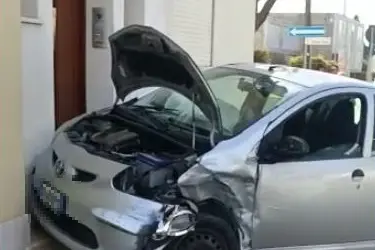 L'incidente a Quartucciu (foto Vercelli)