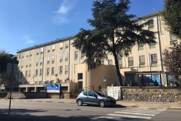 L'ospedale di San Gavino Monreale (foto Pittau)