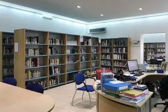 La biblioteca comunale di Sarroch (foto Ivan Murgana)