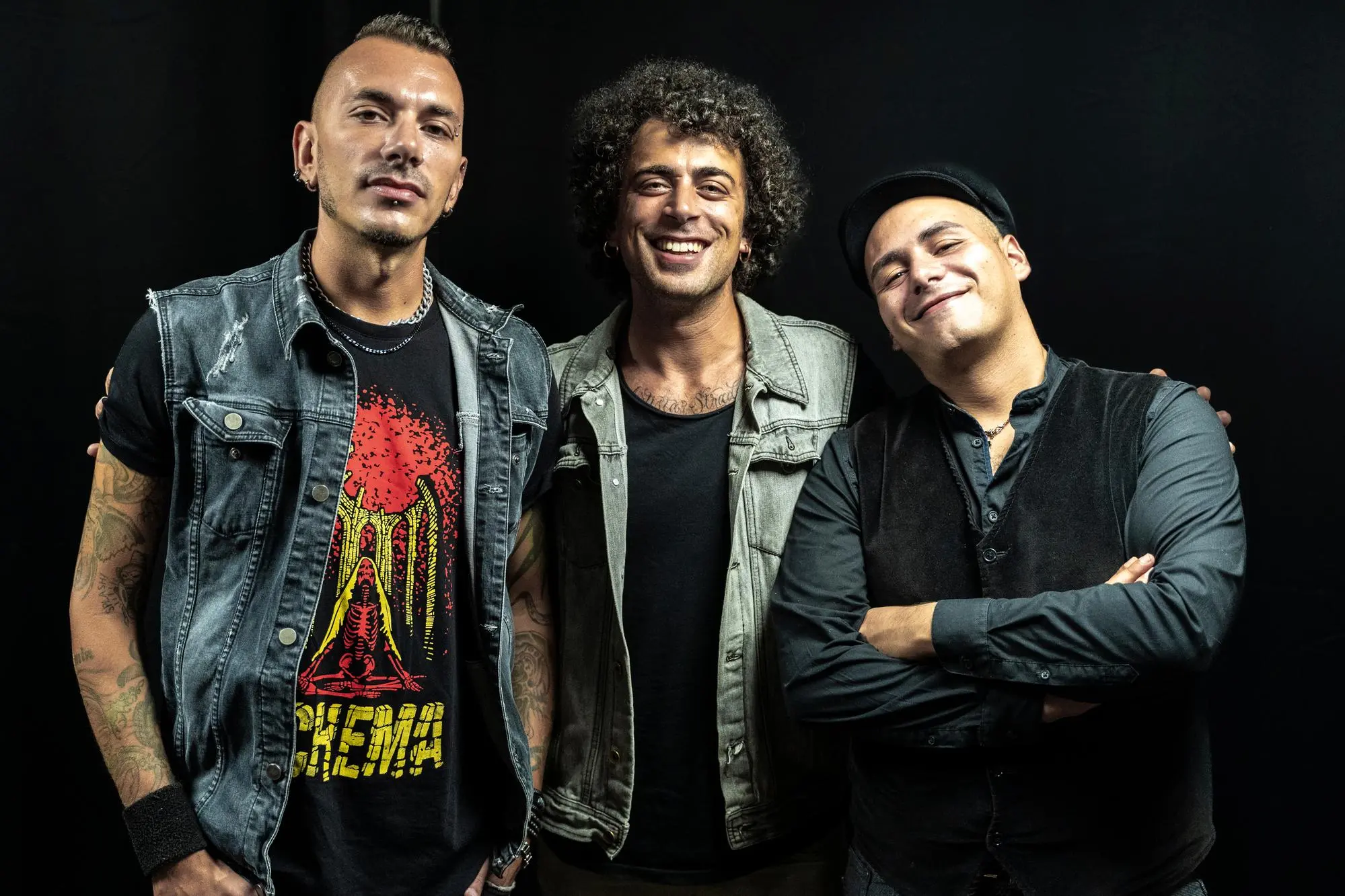 Lucio Manca, Moses e Matteo Muscas (foto Murgana)