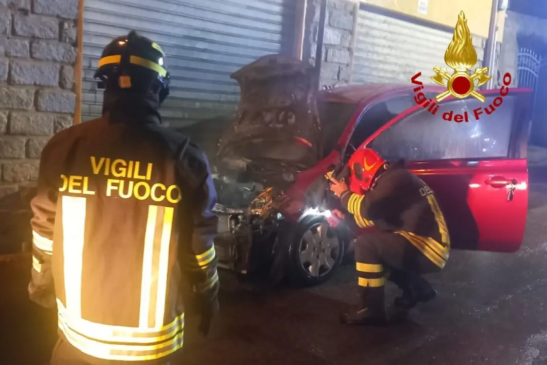 Bono, l'intervento dei vigili del fuoco