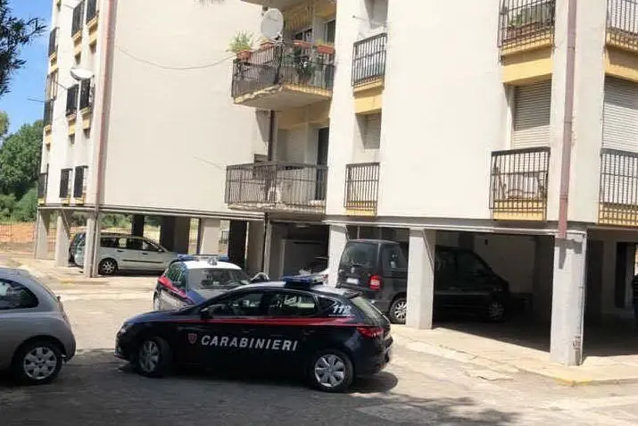 I carabinieri sul posto