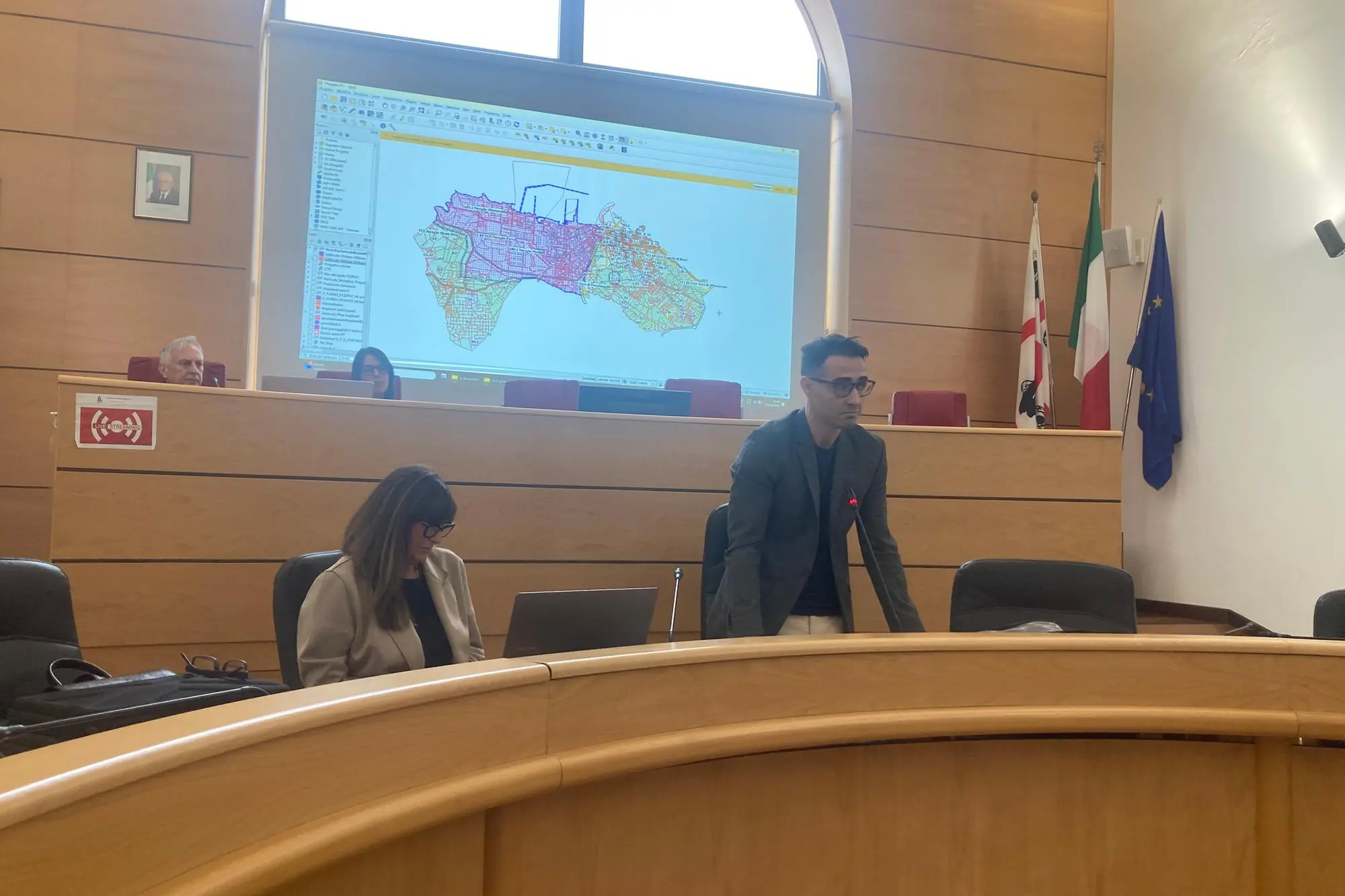 L'ultima commissione Urbanistica a Porto Torres (foto Pala)