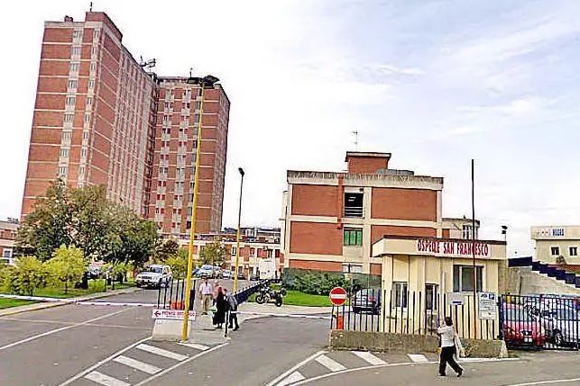 L'ospedale San Francesco a Nuoro (Archivio L'Unione Sarda)