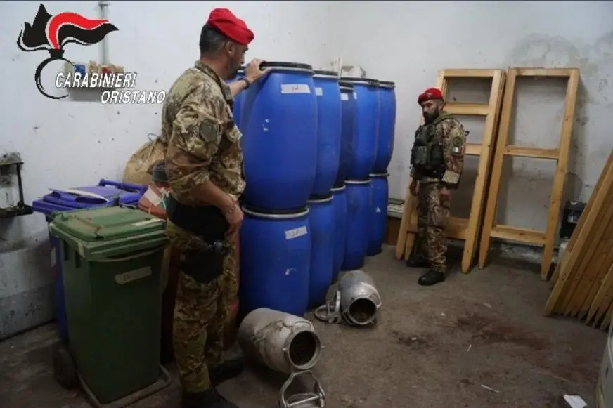Blitz dei Cacciatori di Sardegna (foto carabinieri)