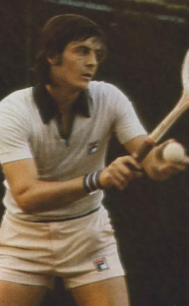 Panatta in azione nel 1976