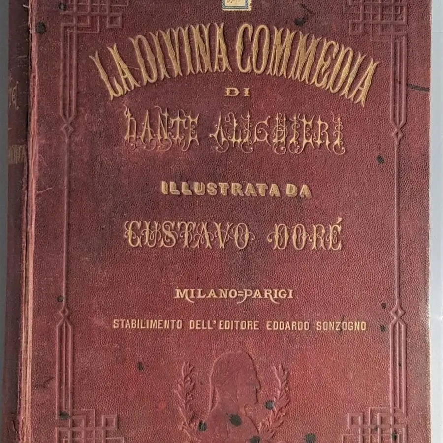 La Divina Commedia appartenuta a Giuseppe Garibaldi (foto concessa)