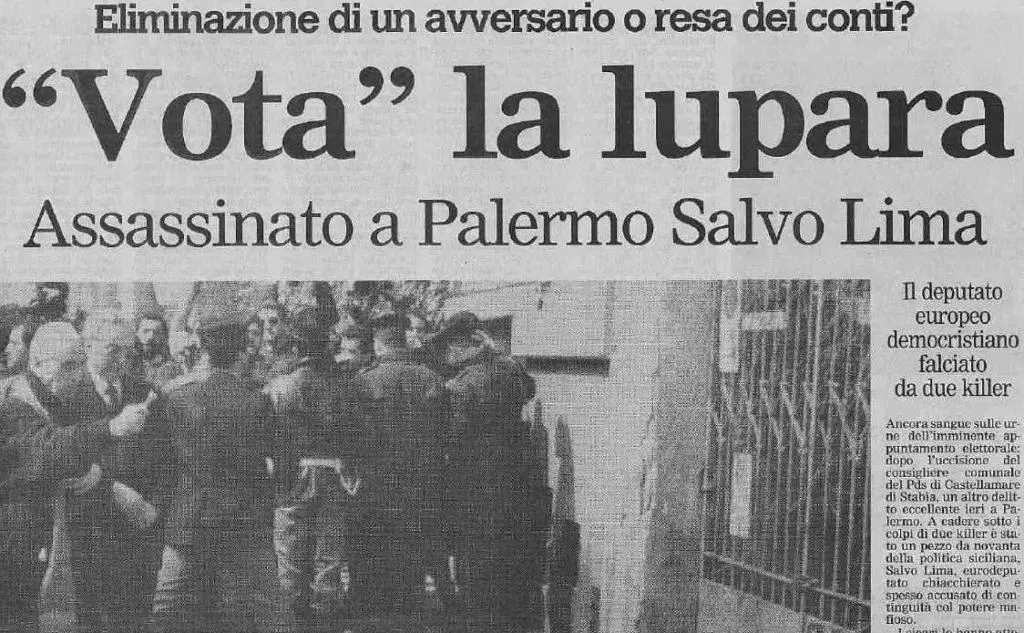 La prima pagina de L'Unione Sarda del 13 marzo