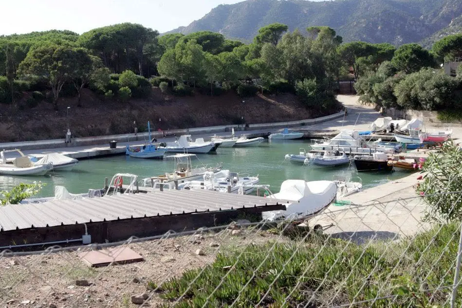 Il porto di Calaverde a Santa Margherita di Pula