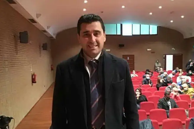 Massimo Mulas candidato sindaco (foto M. Pala)