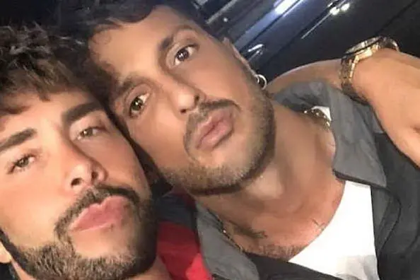 Giacomo Urtis e Fabrizio Corona (foto da Instagram)
