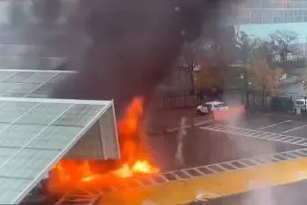 L'esplosione (frame da video)