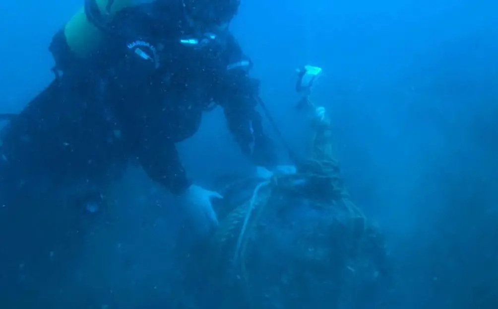 L'uomo si era immerso a 36 metri di profondità