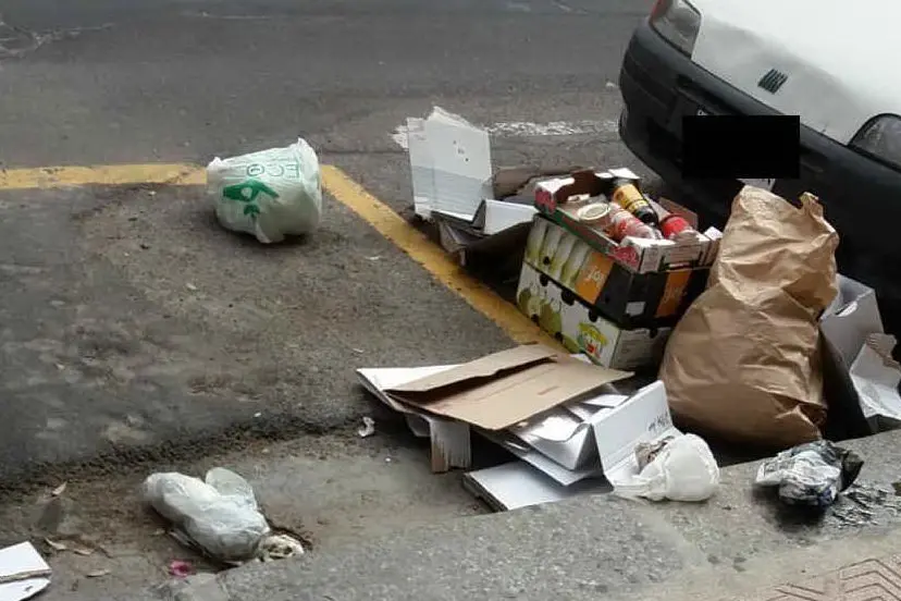 Una foto scattata in via Tola a Cagliari