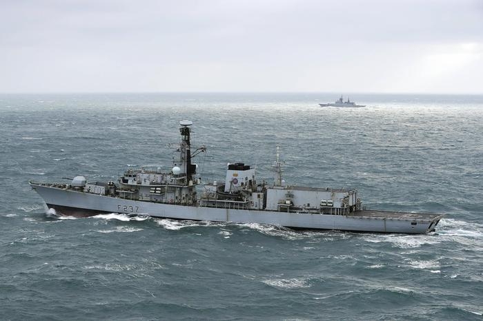 Una nave della British Royal Navy (Epa-Ansa)