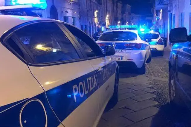 I controlli (foto polizia locale Sassari)