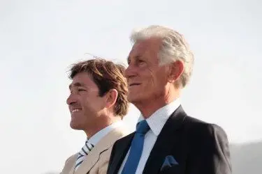 PEPPINO GRILLETTI CON IL FIGLIO ALBERTO