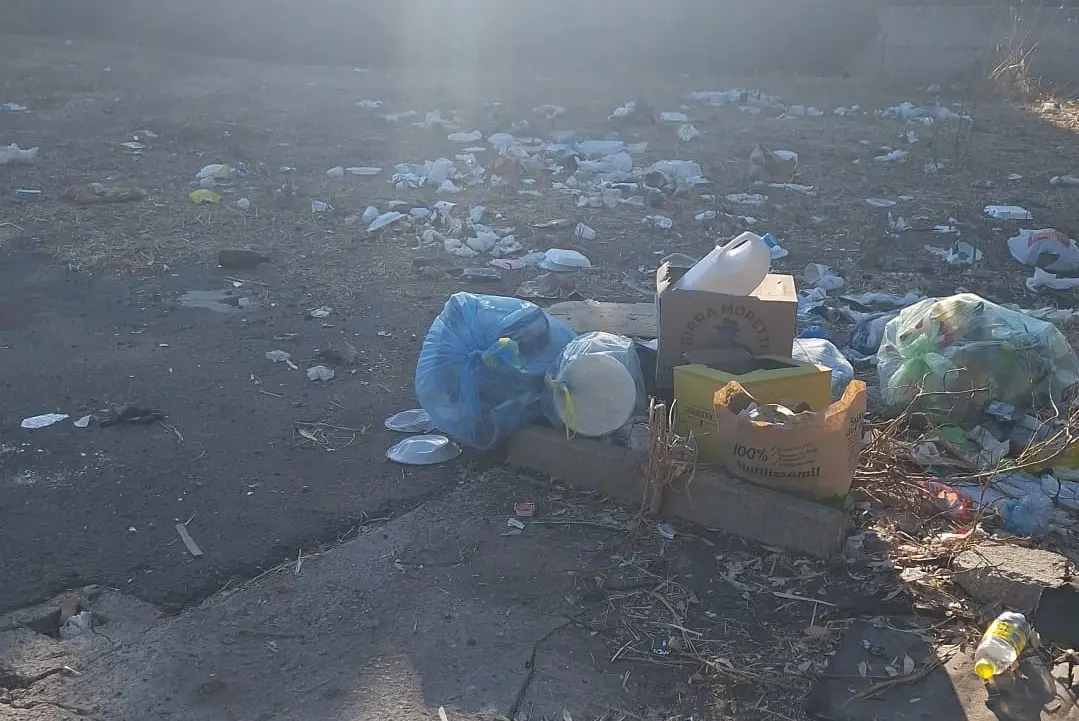 Una discarica