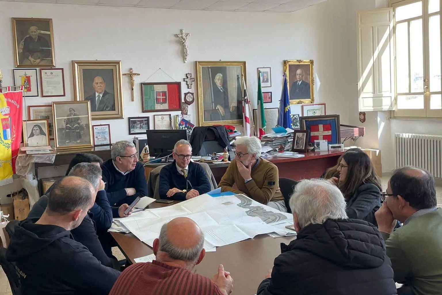 La riunione a Mandas