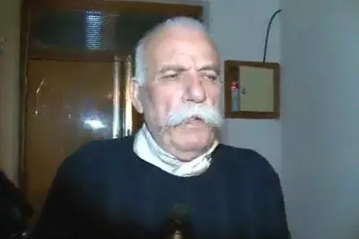 Doddore dopo il rilascio in un fermo immagine tratto dall'intervista resa a Videolina