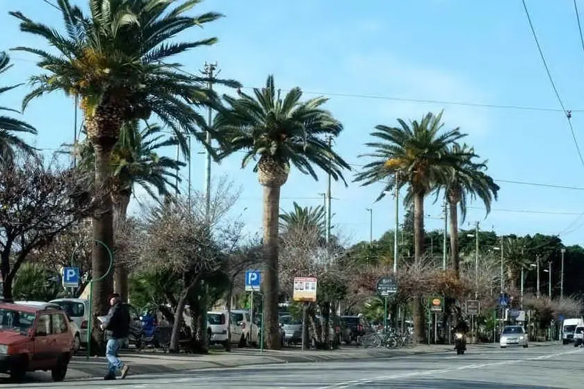 Un'immagine di repertorio di via Roma (archivio L'Unione Sarda)