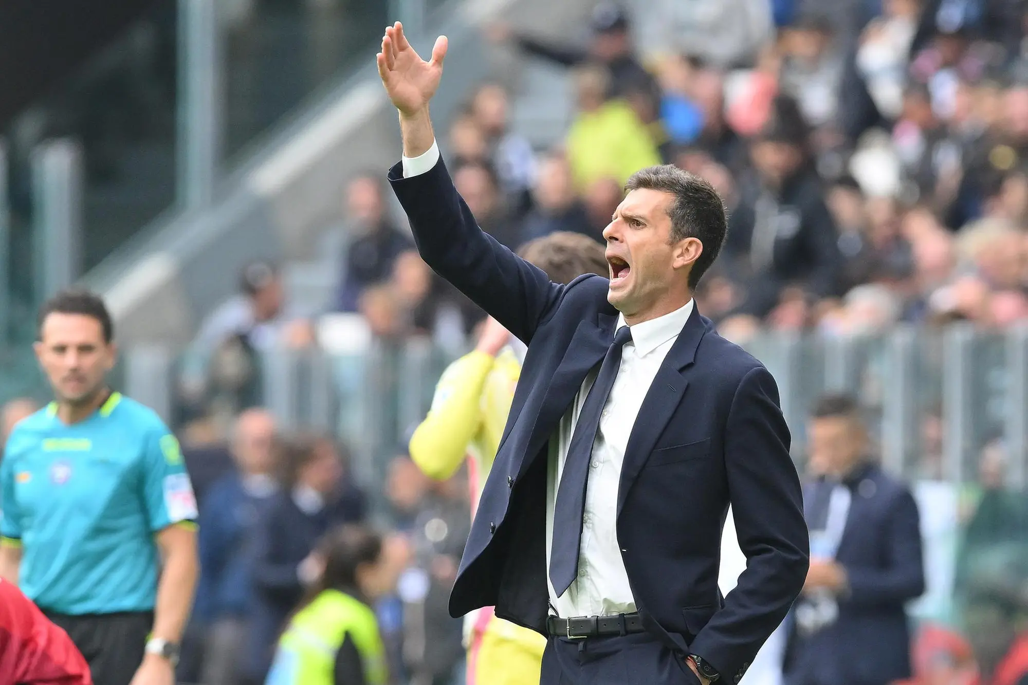 Thiago Motta durante Juventus-Cagliari (foto Ansa)