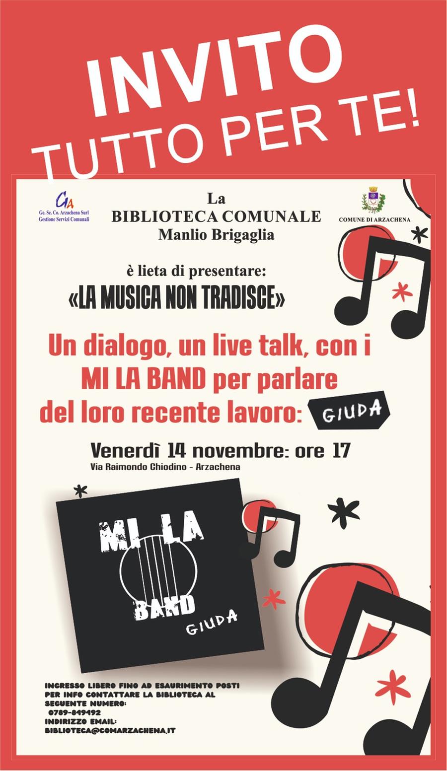 Arzachena, la Mi La Band si racconta