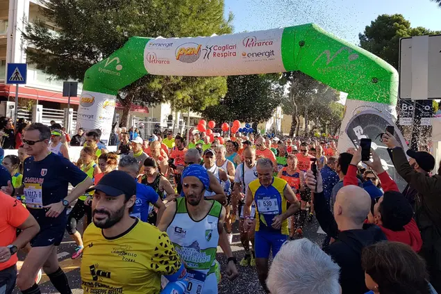 Un momento di una recente edizione della CagliariRespira (L'Unione Sarda)