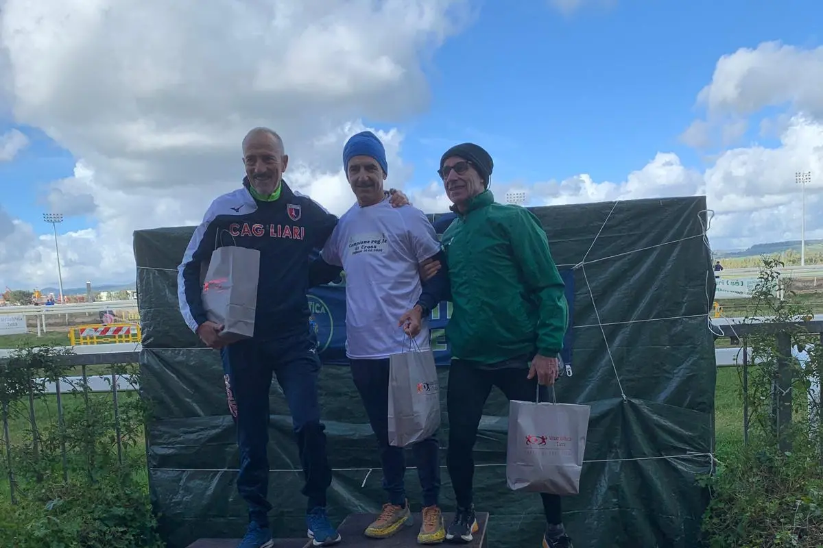 La premiazione di Mauro Muscas, campione regionale SM65