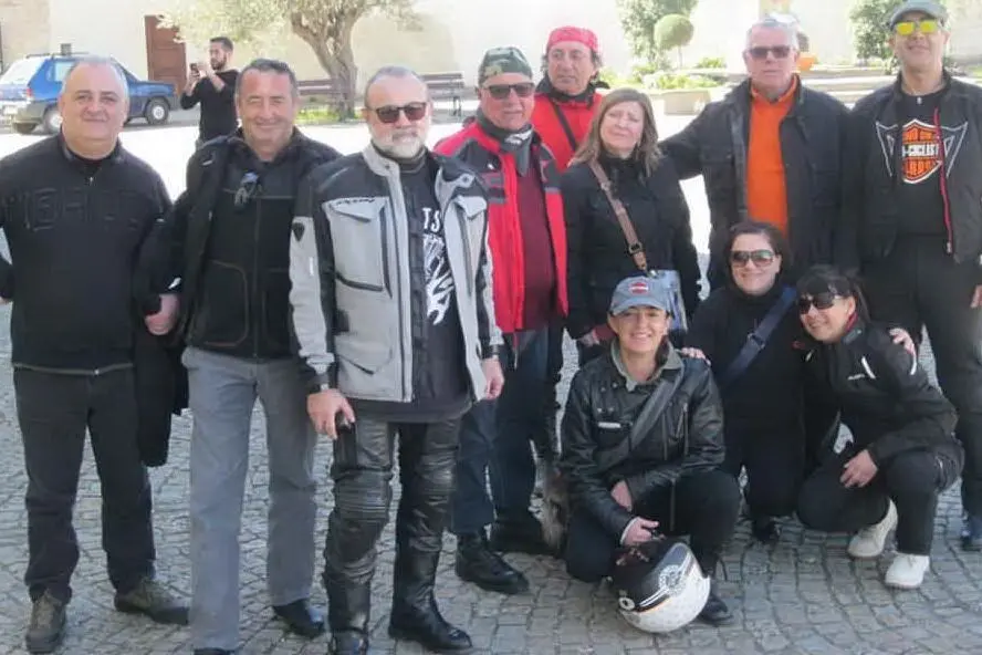 I motociclisti del gruppo Moto Bikers