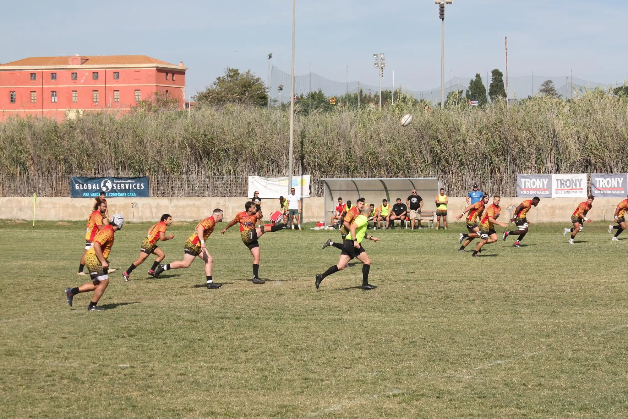 Un momento di un match casalingo dell'Amatori Alghero (foto Antonio Burruni)