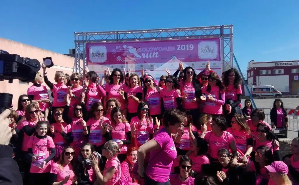 SoloWomenRun: Cagliari si tinge di rosa