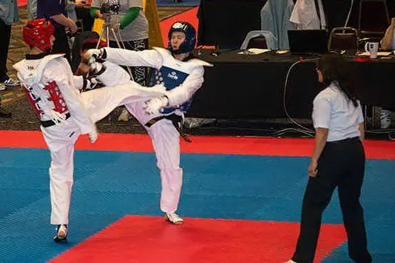 Un incontro di taekwondo (foto Murgana)