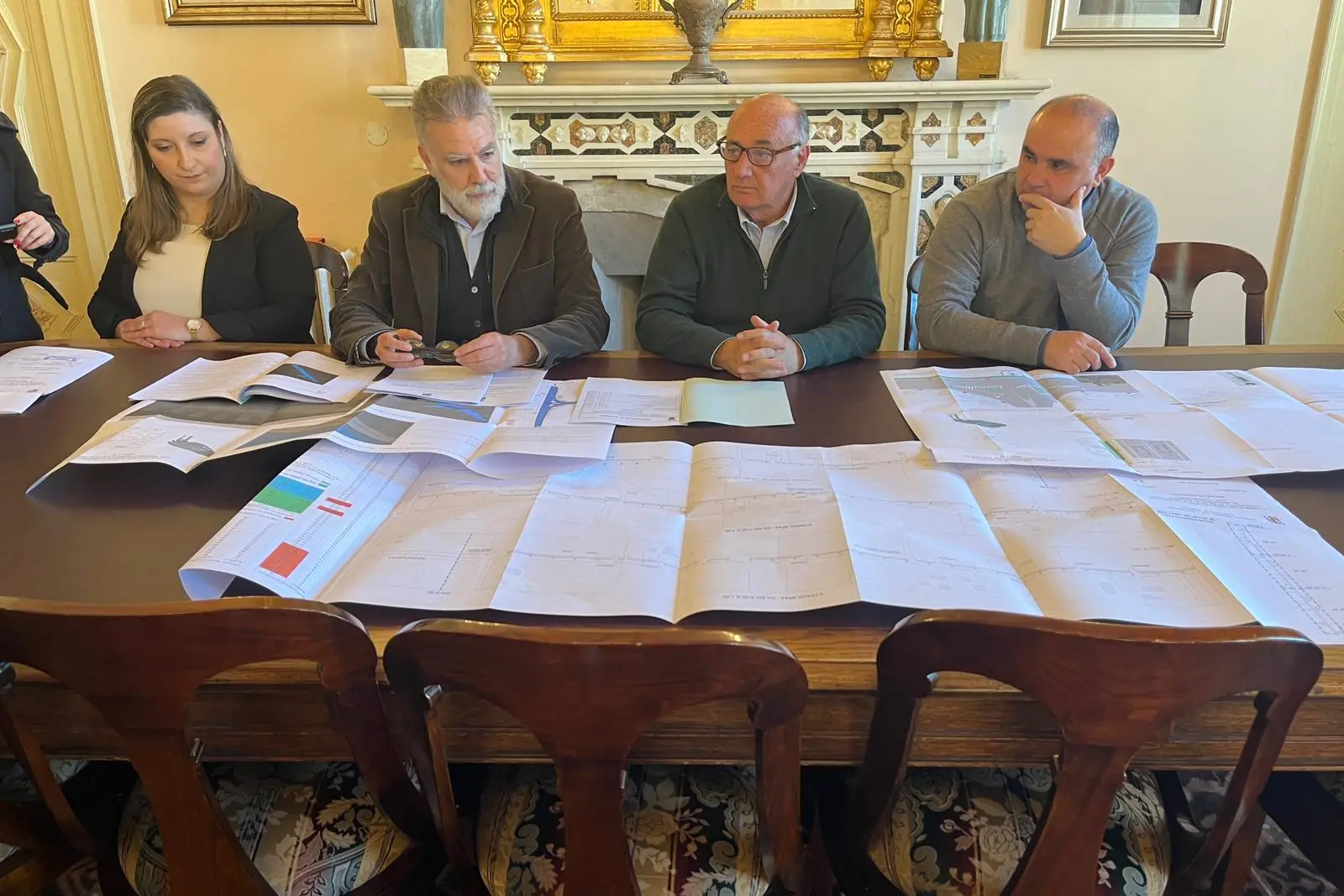 La conferenza stampa a Palazzo Sciuti (foto Fiori)