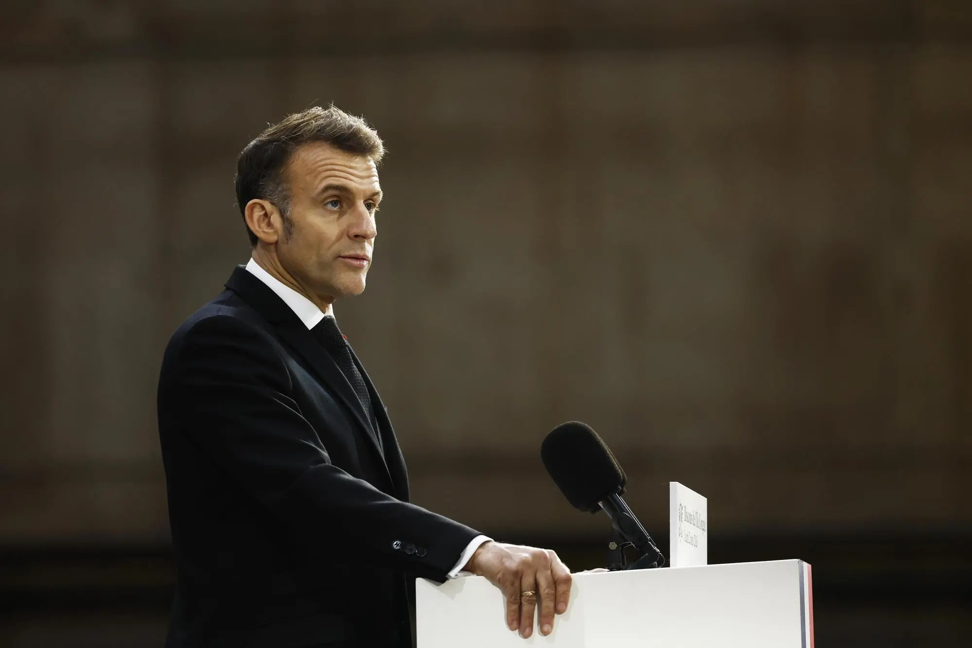 Emmanuel Macron (Ansa-Epa)