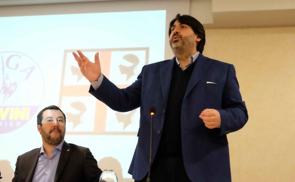 Salvini con Christian Solinas del Psd'Az