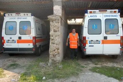Le ambulanze del LAVOS (Foto Alessandra Chergia)