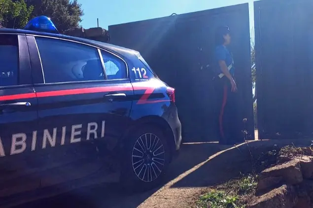 L'intervento dei carabinieri