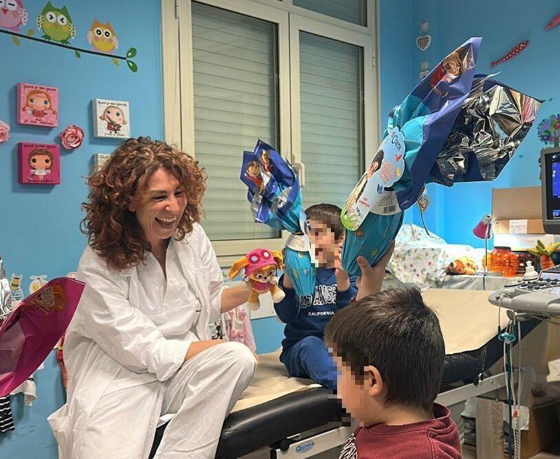 Policlinico, uova di Pasqua per i bambini