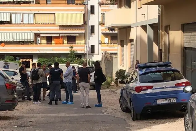 Il luogo dell'omicidio (Archivio L'Unione Sarda)