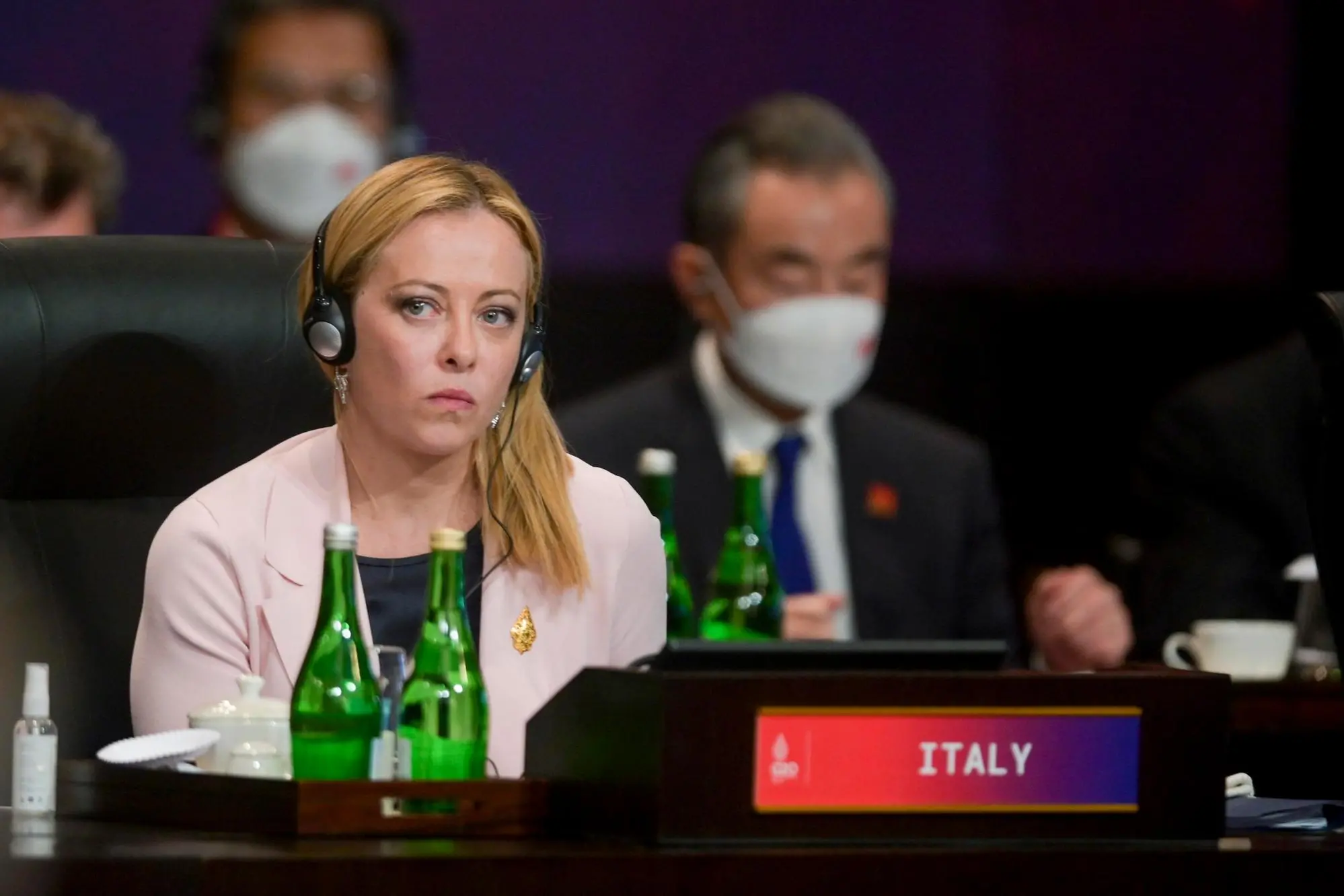 Giorgia Meloni beim G20 (Ansa)