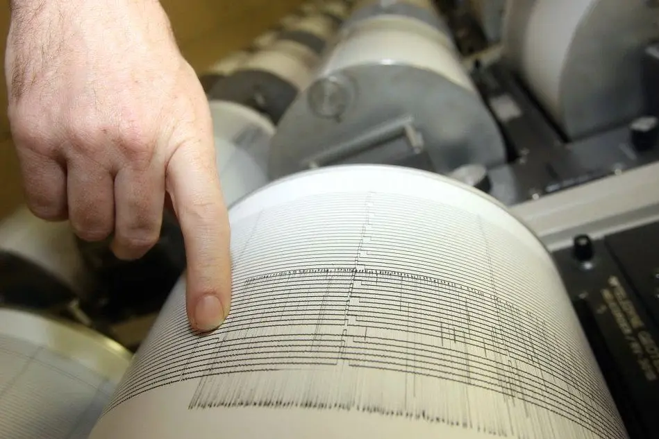 Un sismografo (Archivio L'Unione Sarda)
