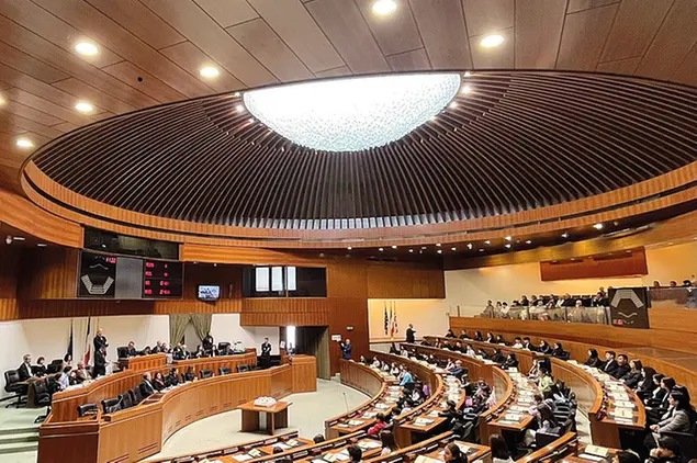 L'aula del consiglio regionale