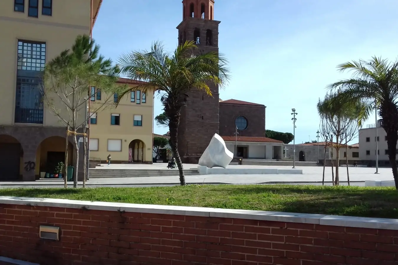 Piazza Roma a Carbonia (foto Scano)