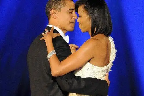 Barack Obama e la moglie Michelle (foto: Ansa)