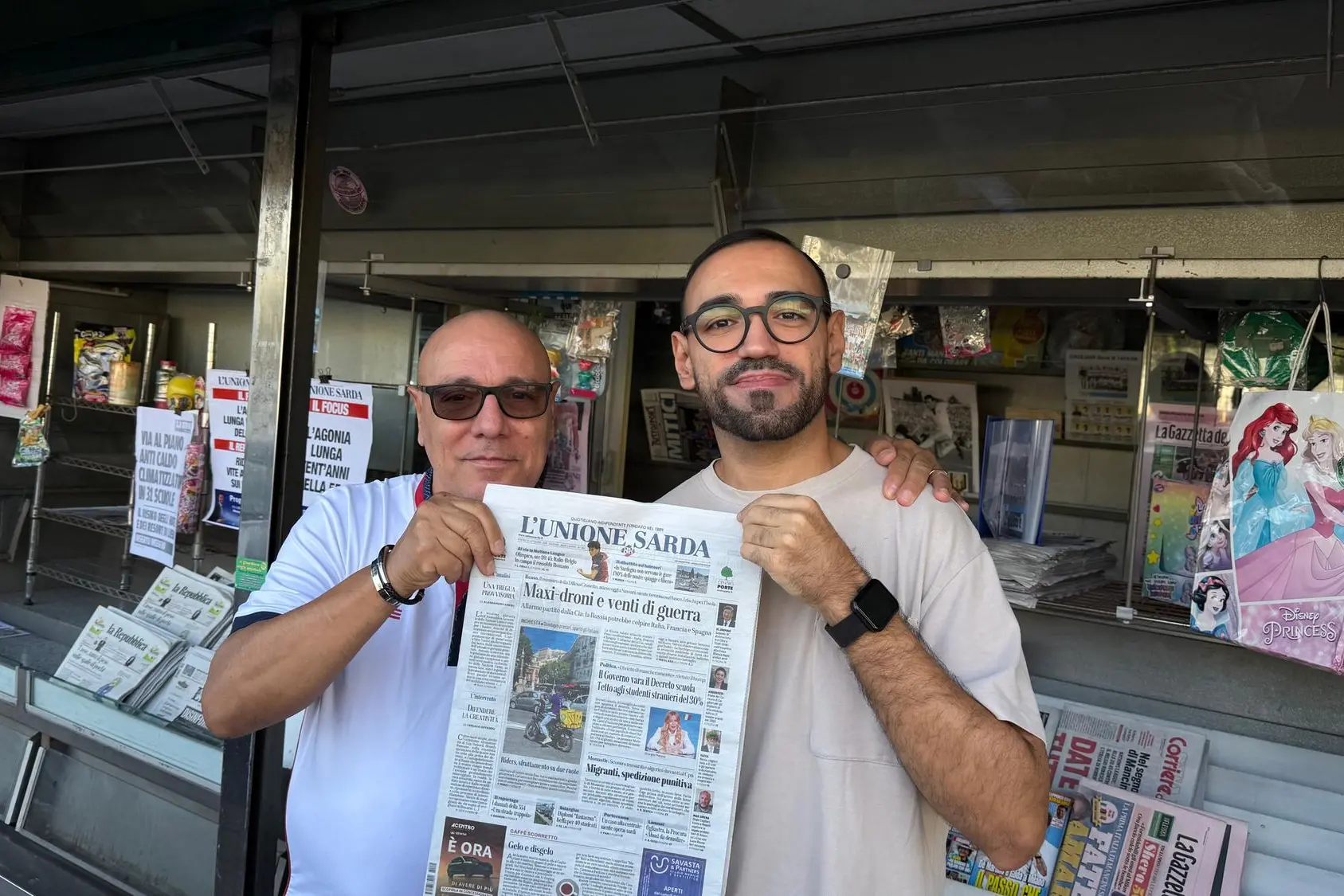 Matteo Bertolini e papà Franco