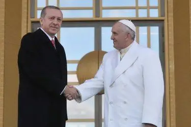 Il Papa incontra Erdogan