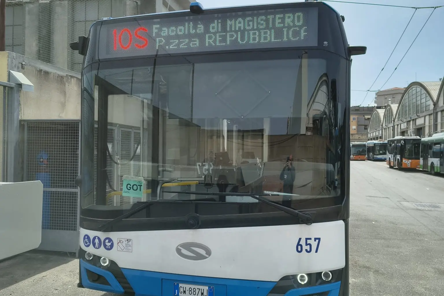 L'autobus della nuova linea 10S