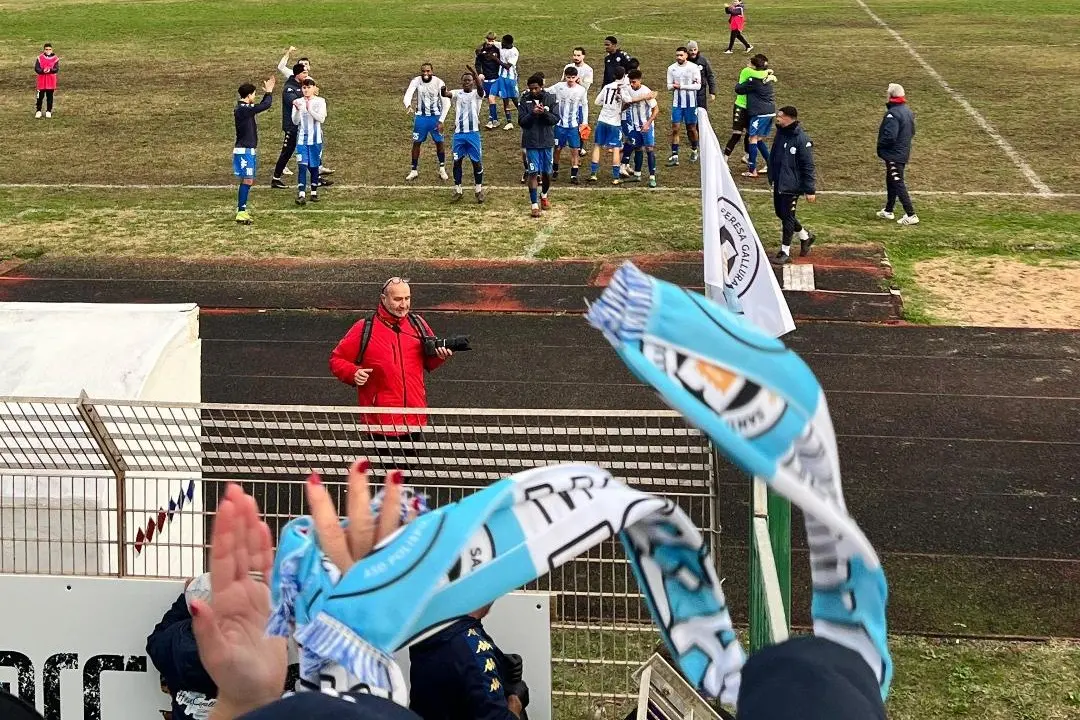 Il Santa Teresa festeggia il primo successo al Buoncammino (foto Gabriele Demuro)